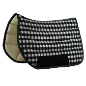 Tapis de selle Chabraque camargue - Tissu damier 