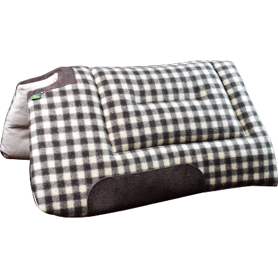 Tapis de selle camargue forme US en Laine drap muletier