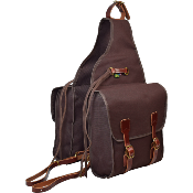 Pack de bagagerie de randonnée à cheval - Grizzly classique havane