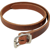 Lanière cuir pour sacoches de randonnée 60 cm x 16mm