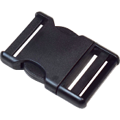 Boucle plastique noir clips