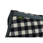 Tapis de selle Chabraque camargue - Tissu damier 