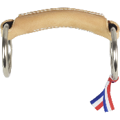 Mors en cuir rond