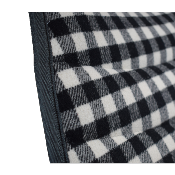 Tapis de selle Chabraque camargue - Tissu damier 