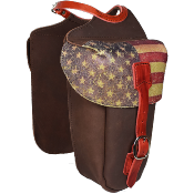 Fontes de randonne  cheval pour Selle Wade - US "Us Flag"