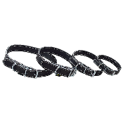 Collier de chien cuir noir