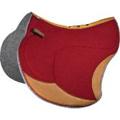 Tapis de CSO Wool AéroJump rouge, gris cuir cognac